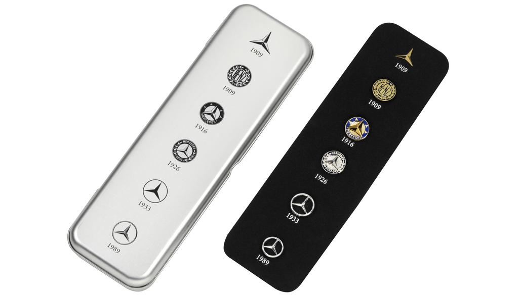 Mercedes-Benz Pins, Historic Star (Set of 6)