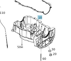 MERCEDES-BENZ GENUINE Sump